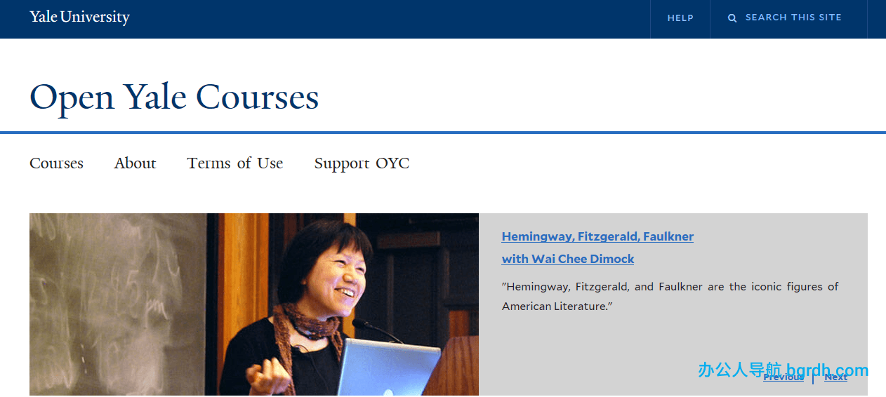 Open Yale Courses插圖 Open Yale Courses插圖