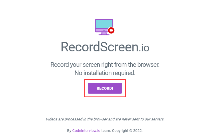 RecordScreen(在線錄屏工具)插圖2 RecordScreen(在線錄屏工具)插圖2