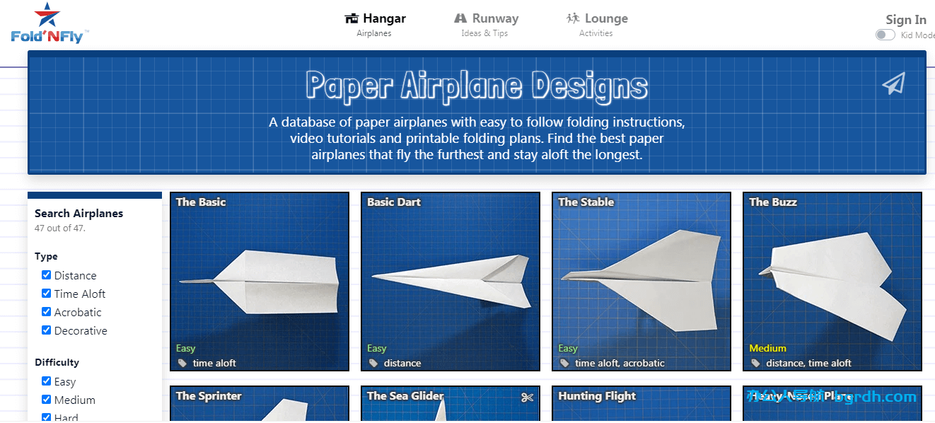 折紙飛機大全插圖