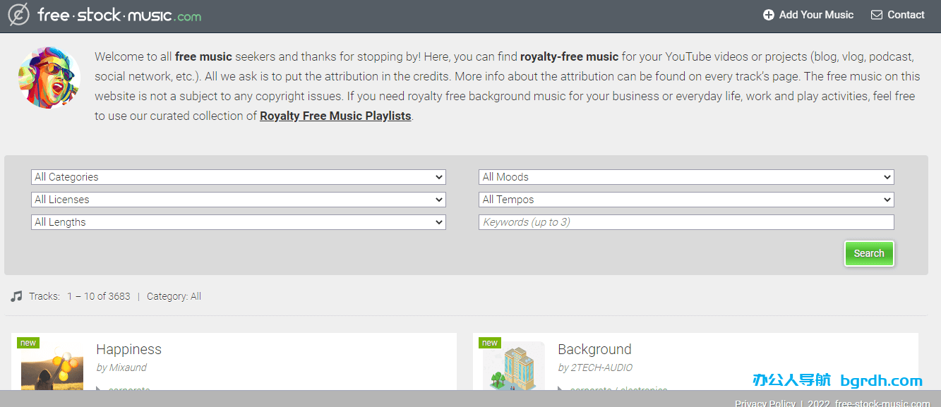 Free Stock Music插圖