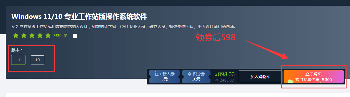 Win11/10專業(yè)工作站版插圖