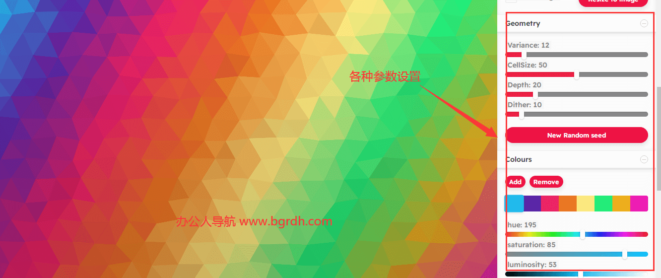 LowPoly Generator插圖 LowPoly Generator插圖