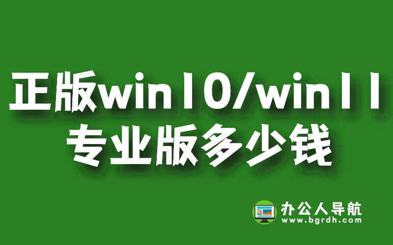 正版win10/win11專業版多少錢,348元/永久插圖