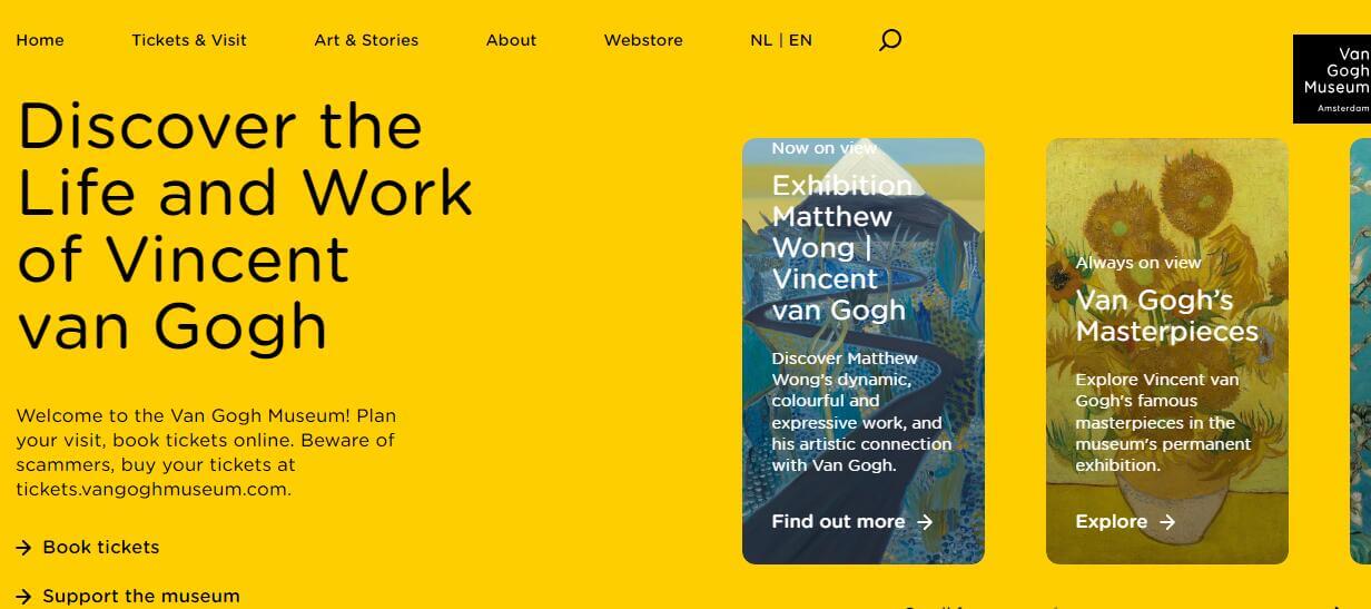 梵高博物館插圖