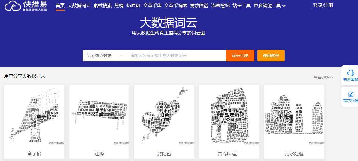 快推易詞云插圖 快推易詞云插圖