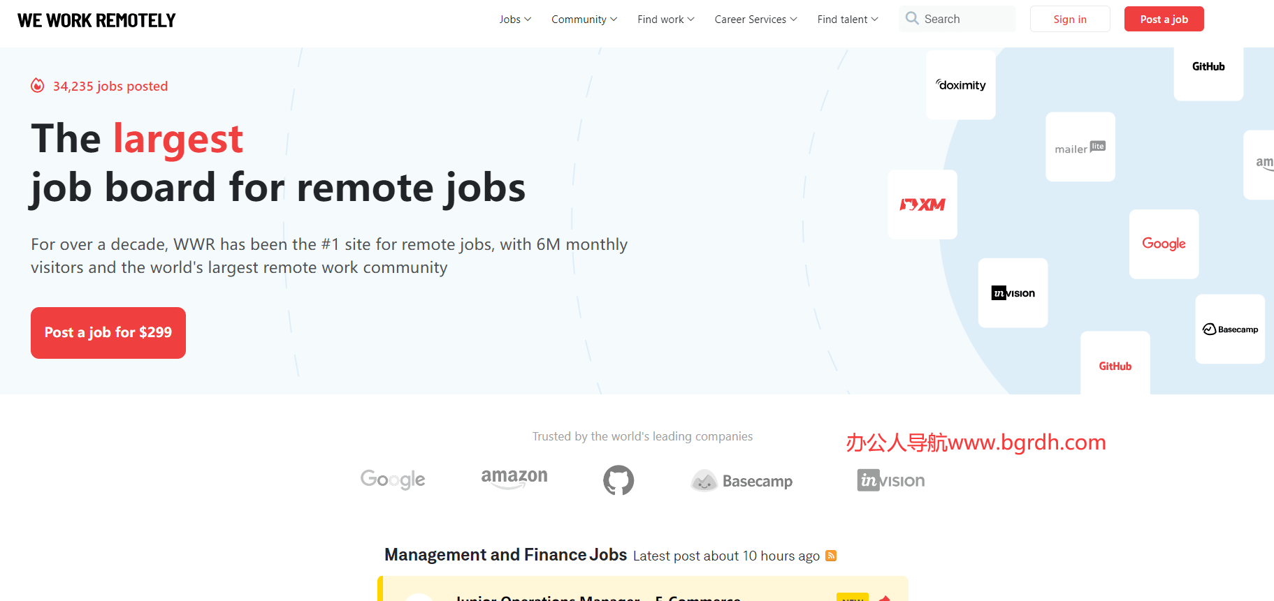 WeWorkRemotely插圖 WeWorkRemotely插圖