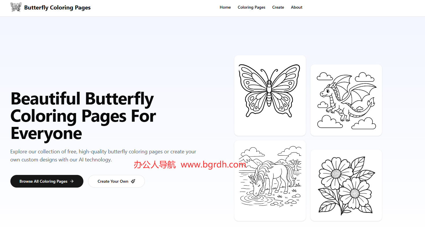 Butterfly Coloring Pages插圖