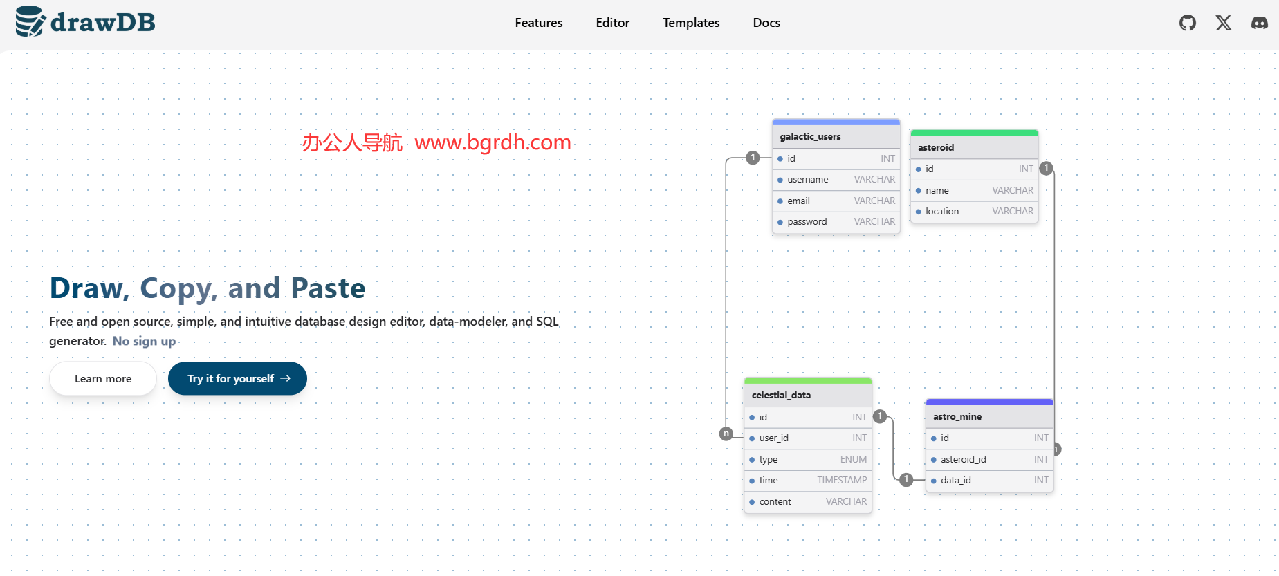 drawDB插圖 drawDB插圖