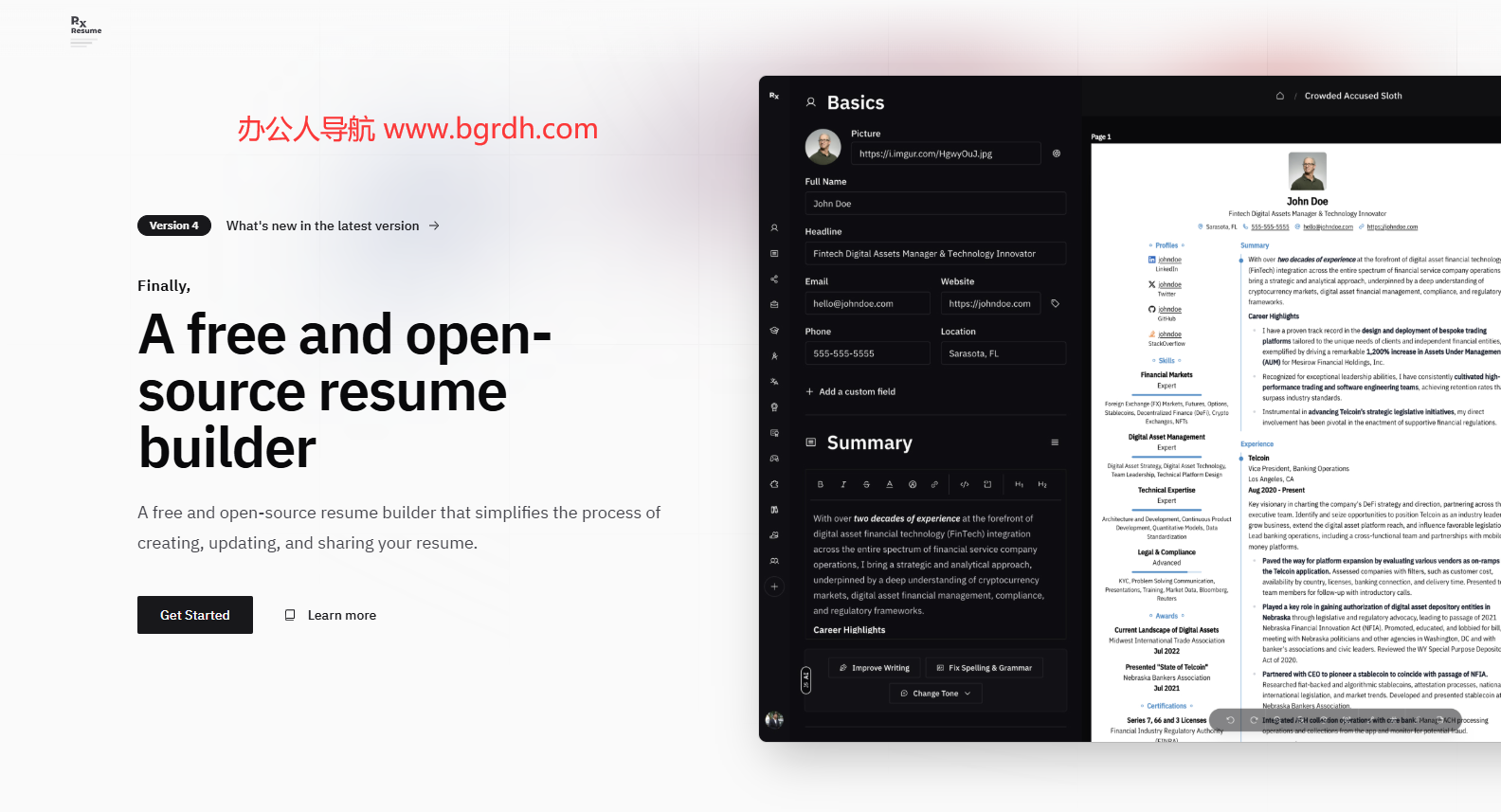 Reactive Resume插圖 Reactive Resume插圖