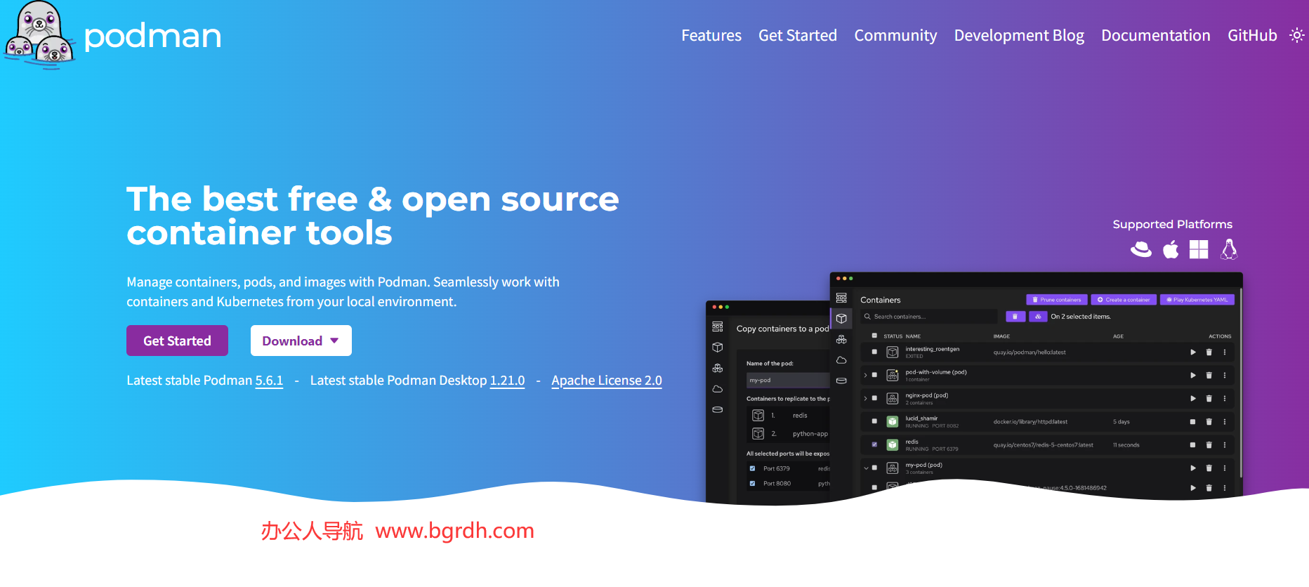 Podman插圖 Podman插圖