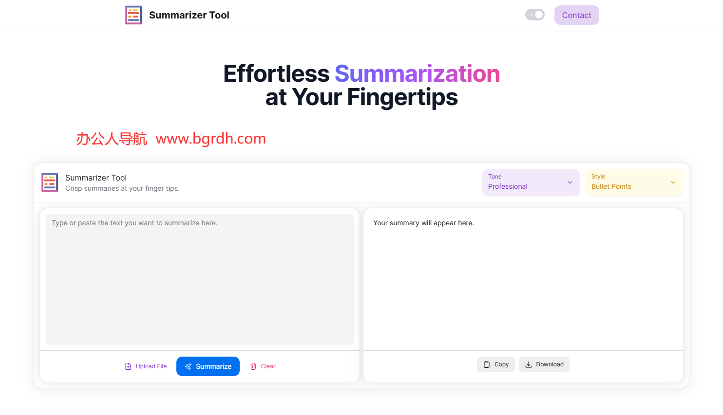 Summarizer Tool插圖 Summarizer Tool插圖